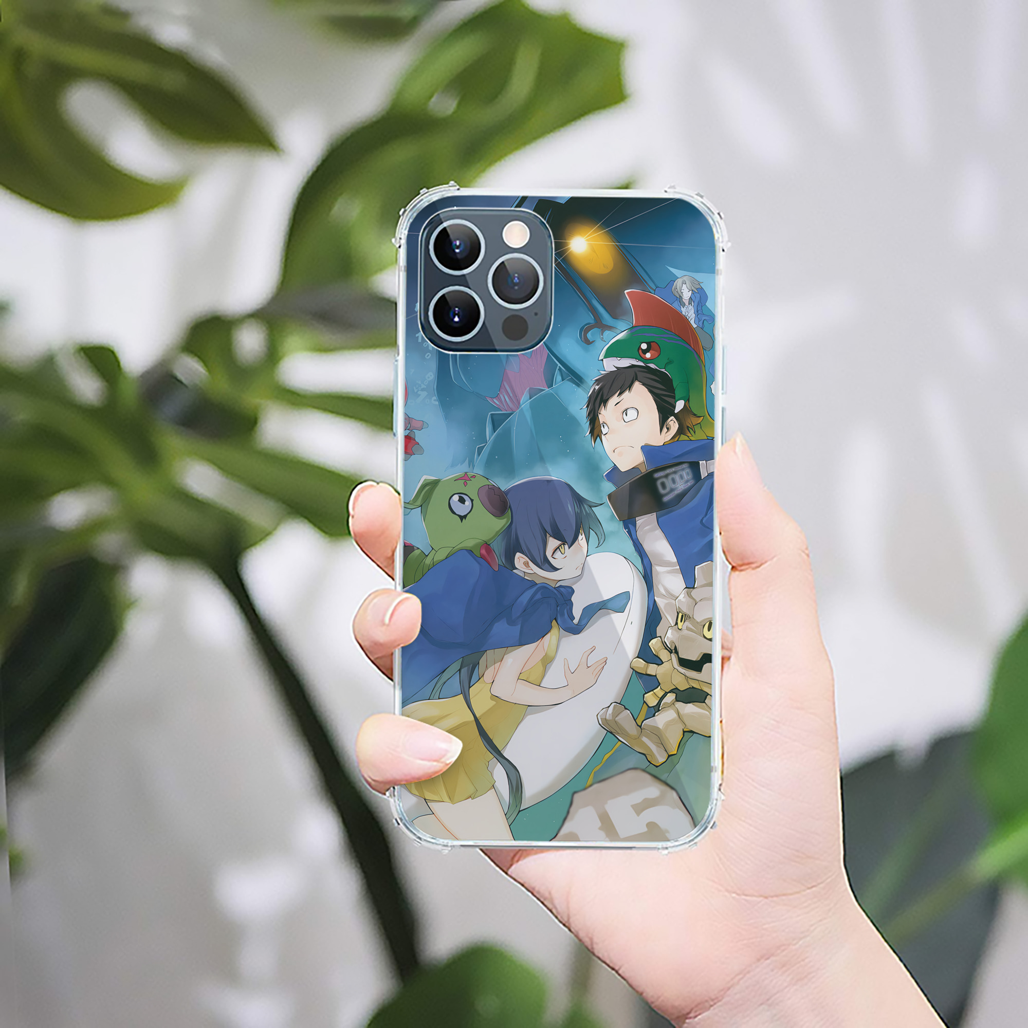 （画像用） Digimon デジタルモンスター/デジモン 【iPhone 12シリーズ対応】透明スマホケース（クリアソフトケース）